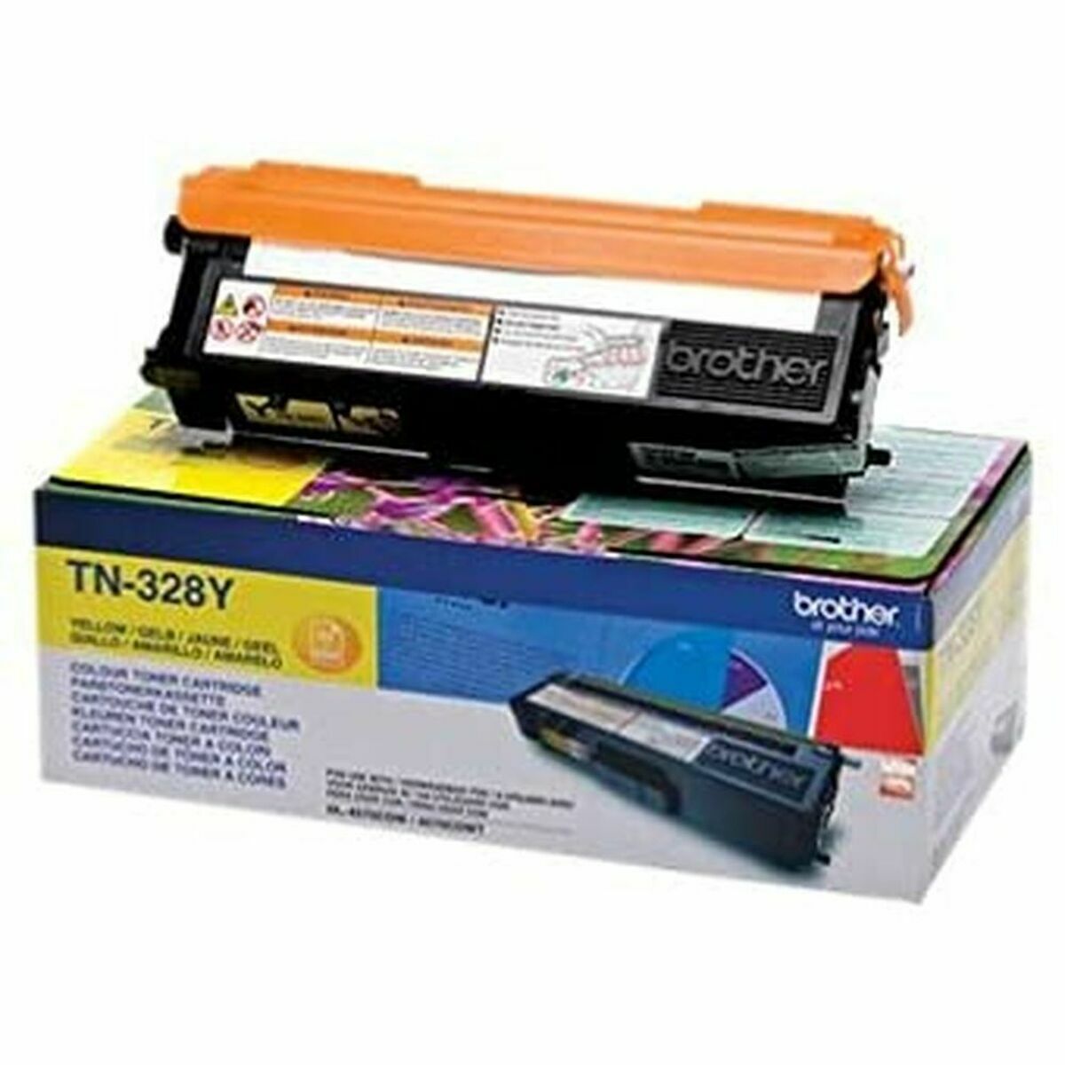 Toner Original Brother TN-328Y Galben